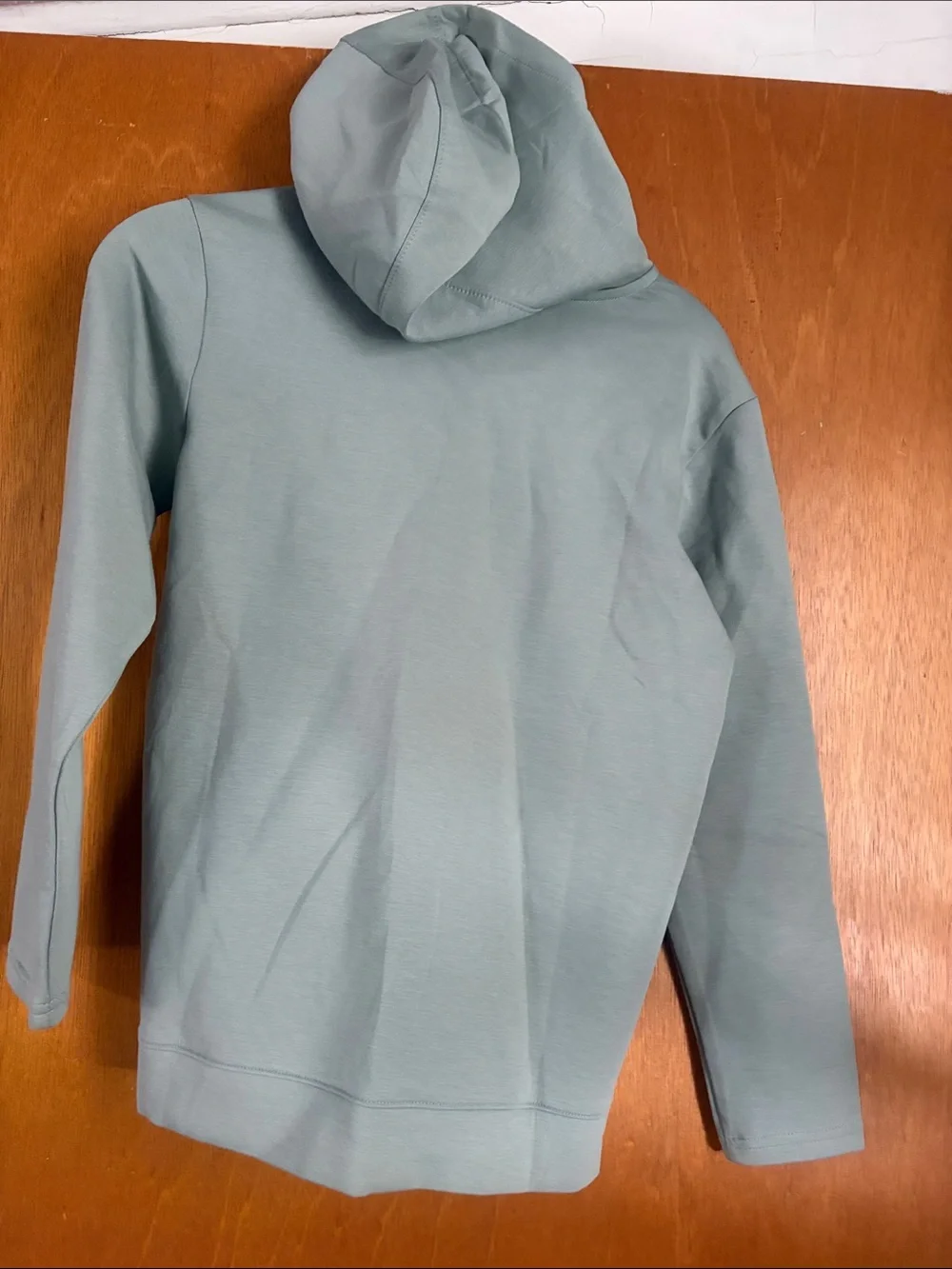 Boy’s Light Sage Hooded Jacket with Zip Pockets